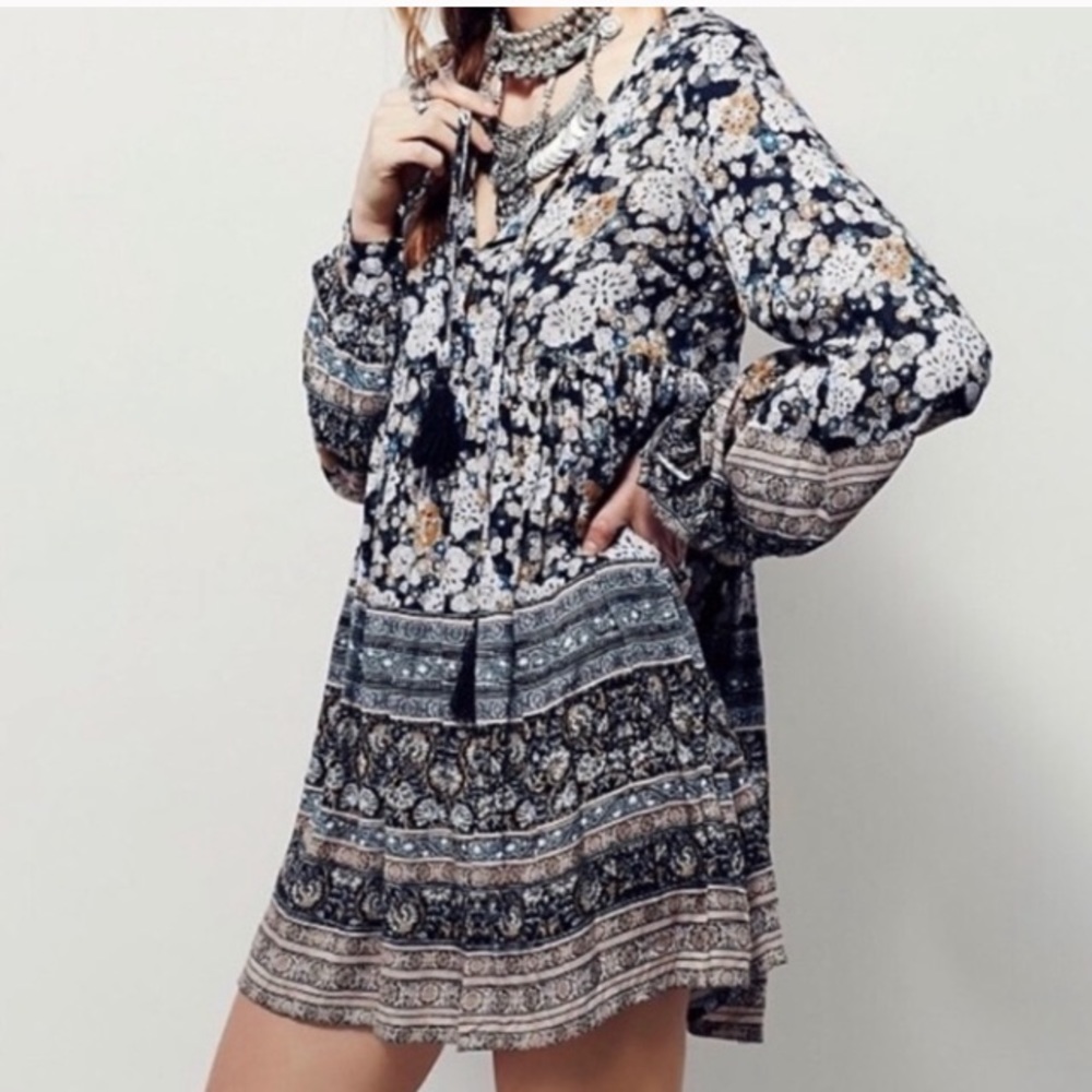 NWT Auguste Heavenly Creatures Floral Tunic Dress